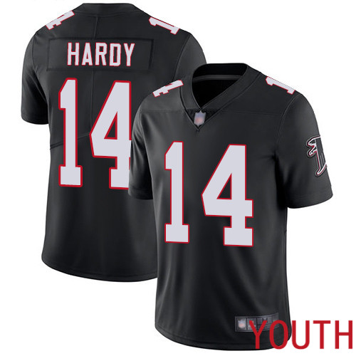 Atlanta Falcons Limited Black Youth Justin Hardy Alternate Jersey NFL Football #14 Vapor Untouchable->youth nfl jersey->Youth Jersey